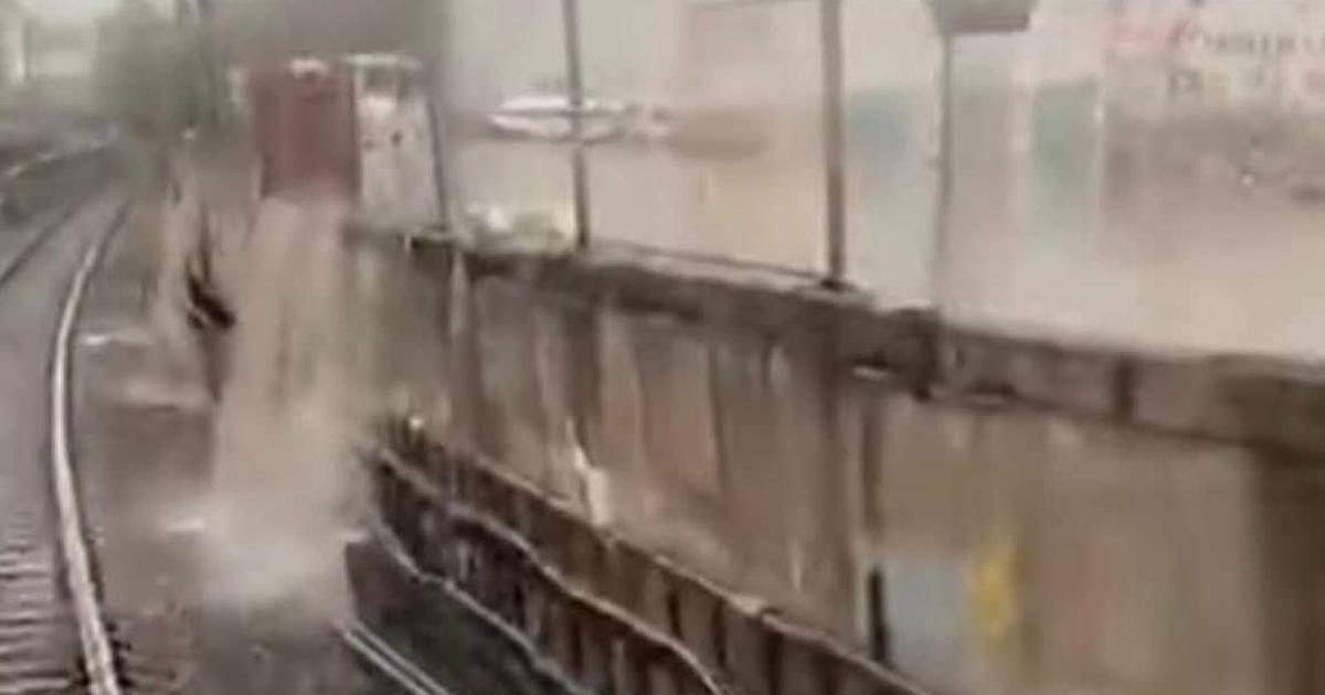 Opera Línea A del Metro con suspensión parcial tras fuertes lluvias