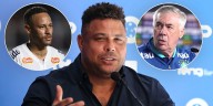 Clima tenso en la selección de Brasil: Ronaldo apuntó contra Carlo Ancelotti por no convocar a Neymar
