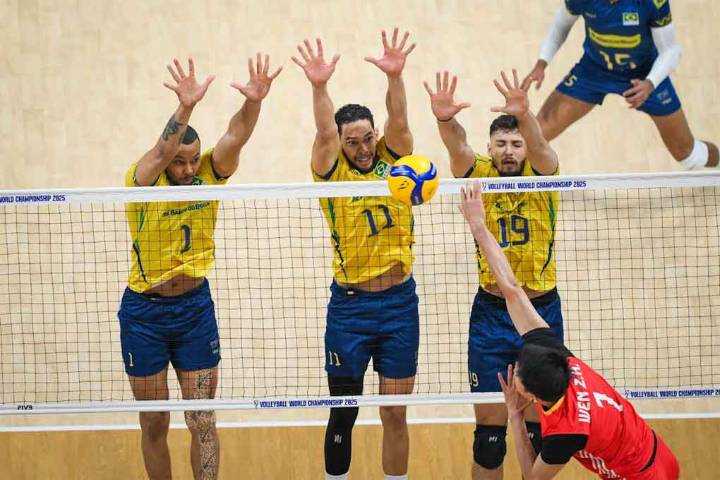 Debut exitoso de Brasil en Mundial de voly (m)