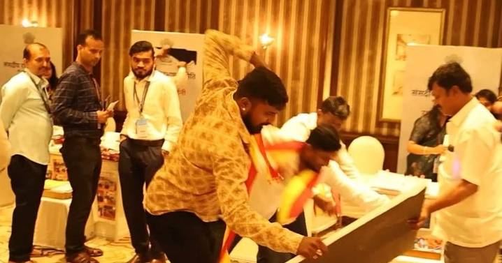 Bengaluru Pro-Kannada activists ransack B'luru hotel over Hindi programme