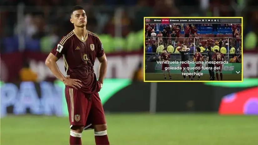 "Se acabó el sueño": la decepción de la prensa venezolana luego de que la Vinotinto quedará fuera del Mundial [FOTOS]