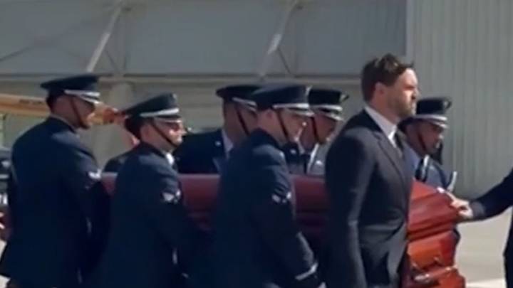 Charlie Kirk's Casket on Board Air Force Two, Heading Back to Arizona
