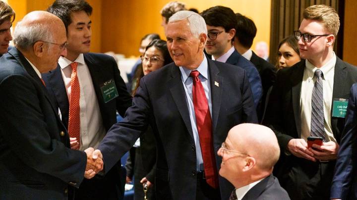 Pence: Americans shouldn’t put each other ‘on trial’ over Kirk killing
