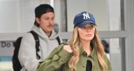 Margot Robbie Lands in NYC with Younger Brother Cameron Robbie 
