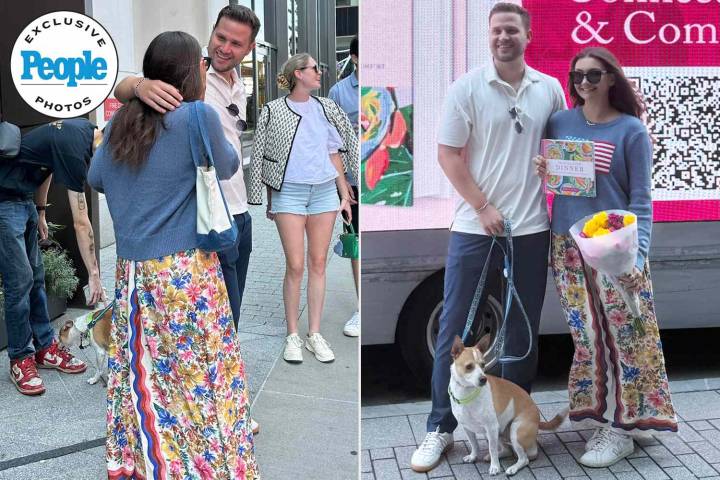 Boyfriend Surprises Girlfriend with Custom Billboard of Cookbook (Exclusive)