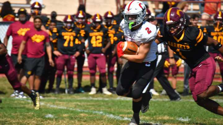 Cinnaminson football finally finds TD treasure, earns road win