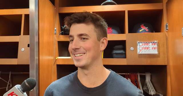 Jimmy Crooks is a 'grown-ass man,' Cardinals' Michael McGreevy says of rookie catcher