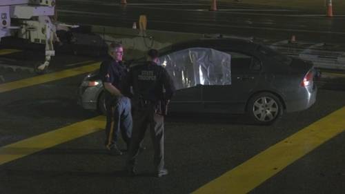 Police still searching for gunman after suspected road rage shooting over the weekend on the Vine Street Expressway