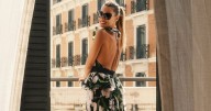 Pampita marca tendencia en Madrid con un elegantísimo diseño "Floral Power"