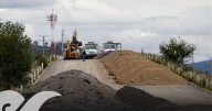 En una semana estará lista reparación del socavón en en la carretera camino al Aeropuerto de Huejotzingo