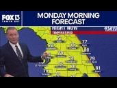 Tampa Weather | Monday morning forecast