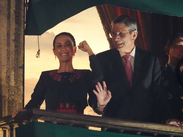 Primer Grito de Independencia de Claudia Sheinbaum austero y con Gabinete
