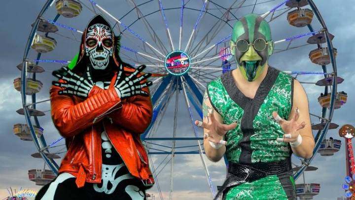 Lucha Libre en Nuevo Laredo: La Parka y Mr. Iguana llegan esta noche a Expomex