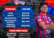 Boletería para Unión vs. Junior en el Sierra Nevada, no habrá acceso a barra visitante