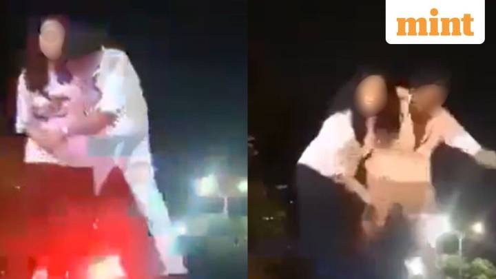 Kota girl, boyfriend climb atop police jeep, create chaos; video sparks outrage