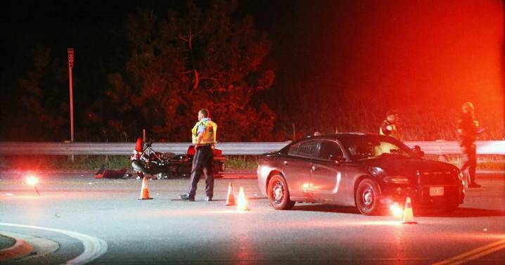 Collision involving police cruiser and motorcycle sends rider to hospital