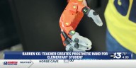 Red Cross Elementary student receives 3D printed Prosthetic Hand from STEAM teacher