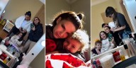 El momento más tierno de Isabel Macedo con sus hijas en el set de Margarita: entre juegos, disfraces y peluquería