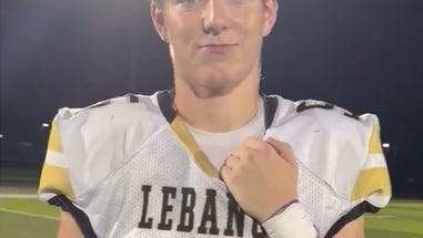 IHSAA football: 4A Lebanon squeezes past 2A No. 4 Triton Central