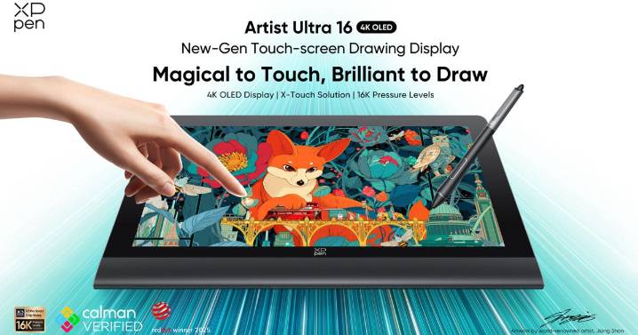 XPPen Launches Artist Ultra 16: Redefining Professional Pen Displays with Next