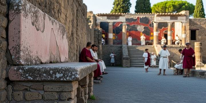 Grafitis y asientos hallados en Pompeya ofrecen pistas inéditas sobre la élite de la ciudad romana