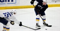Stenberg's complete game on display for Blues in showcase