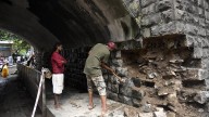 IN PHOTOS: Days after its closure, Elphinstone Bridge in Mumbai excavated