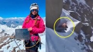 La dejarán morir: Alpinista Natalia Nagovitsyna quedó atrapada hace 15 días y ya suspendieron su rescate