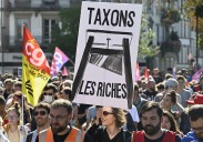French police clash with 'Block Everything' protesters while Macron installs a new prime minister