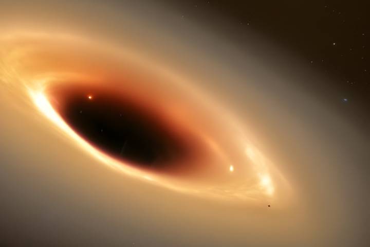 Materia oscura podría colapsar planetas gigantes en agujeros negros, según científicos
