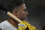 Padres outfielder Laureano has a broken finger and will miss the first round of the playoffs