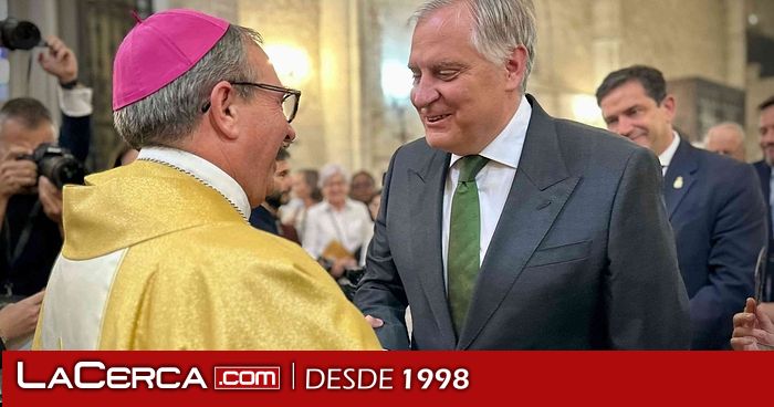 Francisco Cañizares acompaña a D. Abilio Martínez en su toma de posesión como nuevo obispo en Ciudad Real