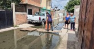 Sufren por aguas negras en viviendas de Zona Urbana Ejidal, en Soledad