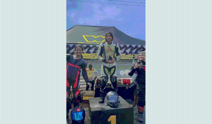 Ashley Ferrer destaca en moto velocidad de Turagua