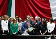 Entrega Rosa Icela al Congreso primer informe de Sheinbaum sin mensaje al pleno