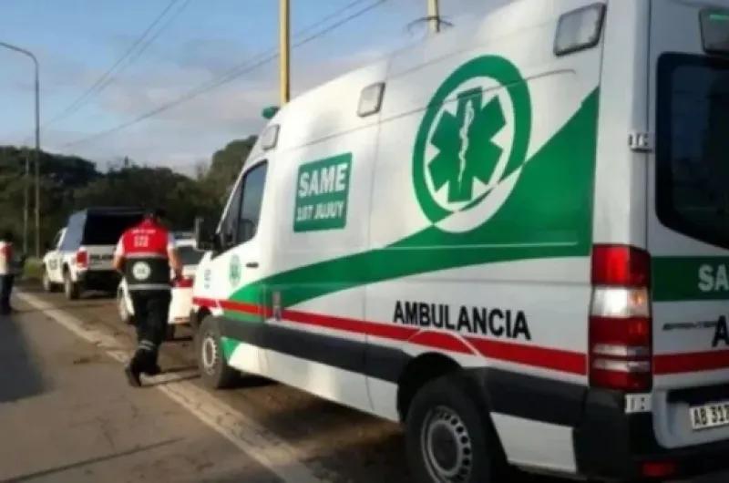 Una joven embarazada se arrojó de una moto para escapar de su pareja