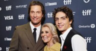 Matthew McConaughey, Son Levi & Mom Kay Attend TIFF Premiere of Their New Movie ‘The Lost Bus’ | 2025 Toronto International Film Festival, America Ferrera, Ashlie Atkinson, Camila Alves, Jamie Lee Cur