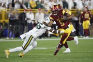 Jayden Daniels de Commanders no jugará contra Raiders el domingo por lesión en la rodilla