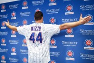 Anthony Rizzo retires with the Chicago Cubs, nearly catches home run in Wrigley bleachers