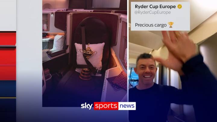 Team Europe on the way to Bethpage for Ryder Cup!