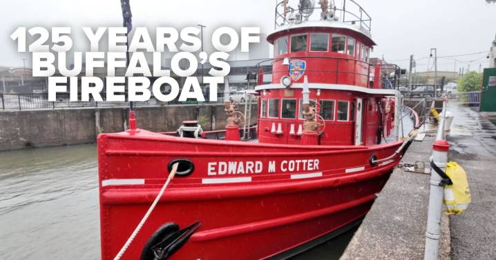 'A symbol of the city': Edward M. Cotter fireboat celebrates 125 years on Buffalo's waterfront