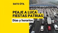 ¿Sales de Santiago por Fiestas Patrias? Conoce los días y horarios del peaje a luca