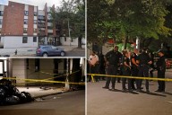 Man killed, woman grazed by 2 masked gunmen opening fire on grounds of NYC housing complex: cops