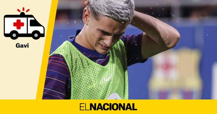 Lesión de Gavi: qué le pasa, qué lesión tiene y cuánto tiempo estará de baja con el Barça