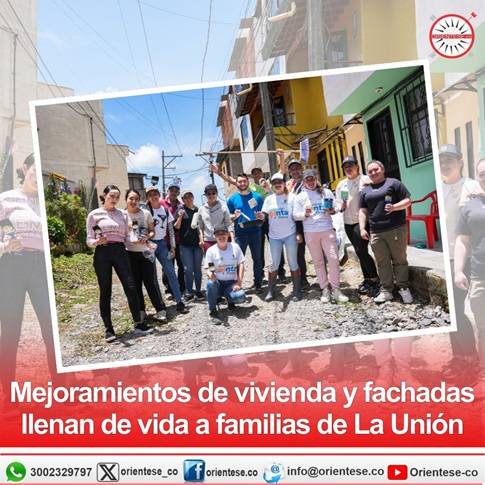 Mejoramientos de vivienda y fachadas llenan de vida a familias de La Unión