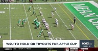 Washington State confirms quarterback battle for Apple Cup