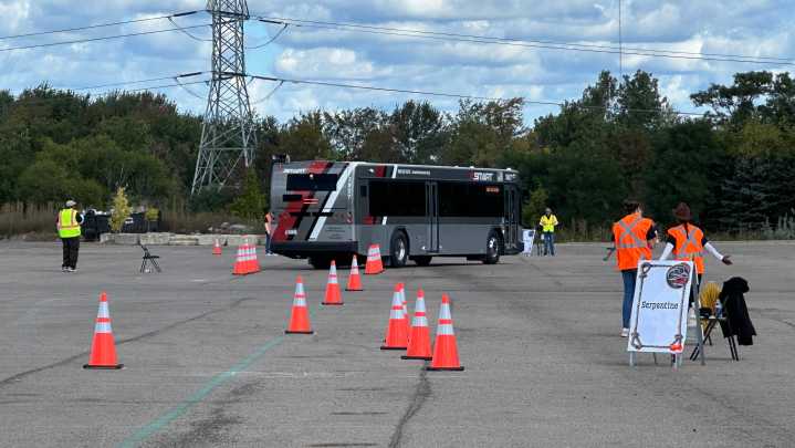 SMART bus drivers put skills to the test at Novi Bus Roadeo