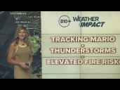 Tracking Mario in California: Remnants of tropical system Mario brings storm chances