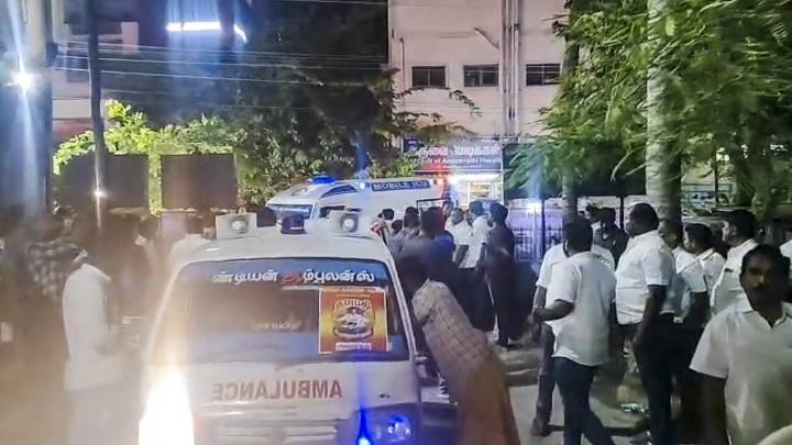 Stampede at TVK chief Vijay's rally in TN's Karur; 10 dead, confirms minister