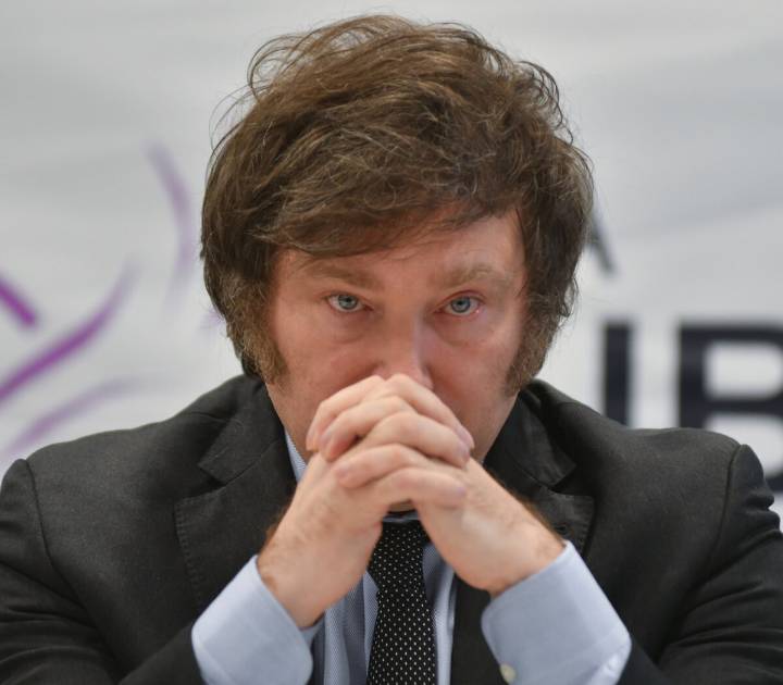 La Libertad Avanza organizó una guardia de seguridad para cuidar a Javier Milei en Moreno